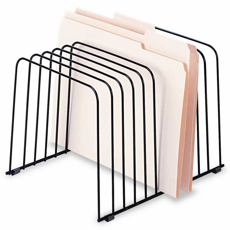 Rebrilliant 11 Section Wire Desktop Organizer in Black & Reviews Wayfair